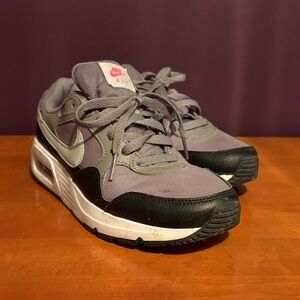 Nike Black and Gray Air Max Sneakers